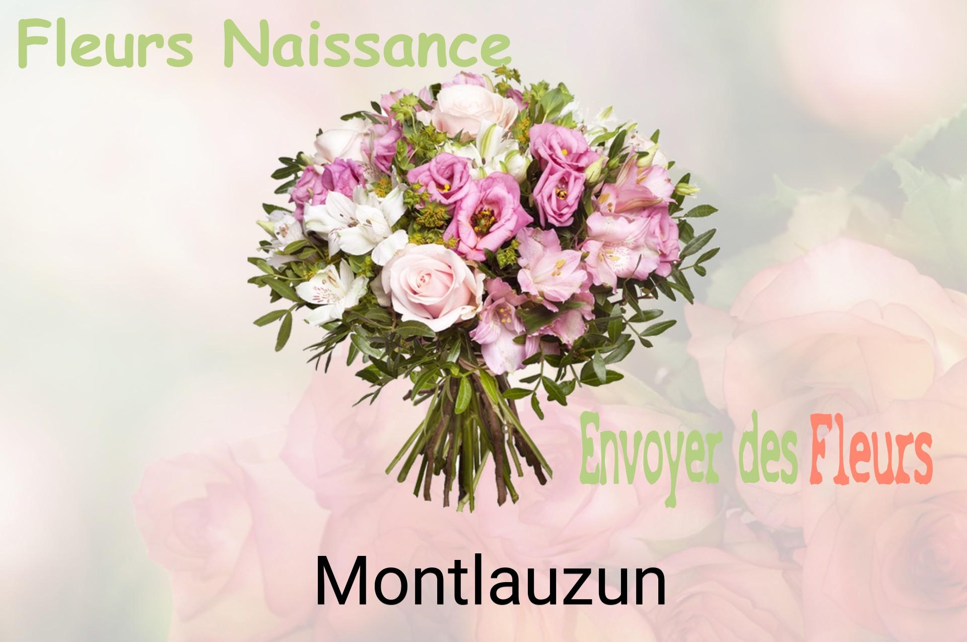 Bouquet de fleurs de naissance livré à Montlauzun